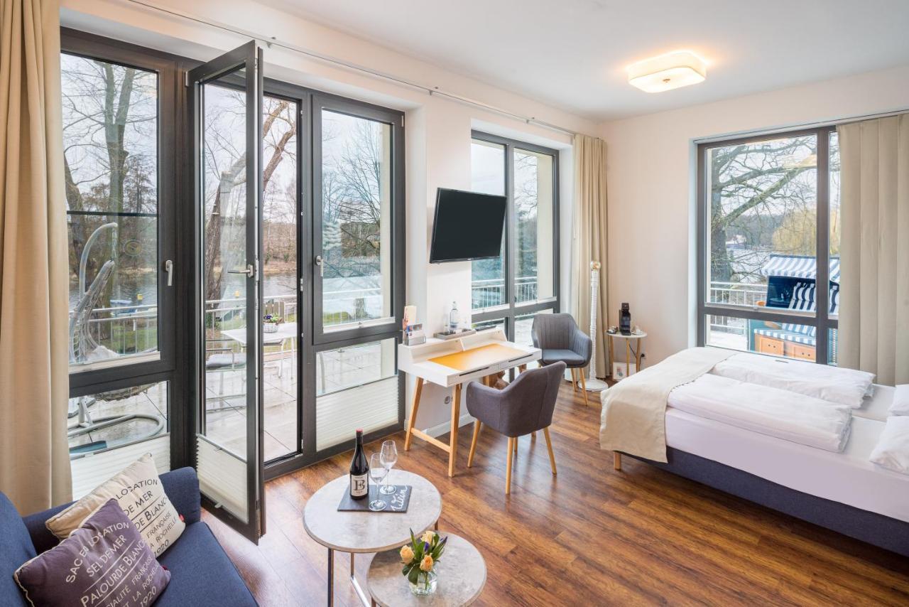 Haus am Spreebogen Hotel Fürstenwalde Buitenkant foto